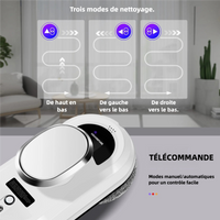 Robot de limpieza de ventanas inteligente anticaída 5600Pa 